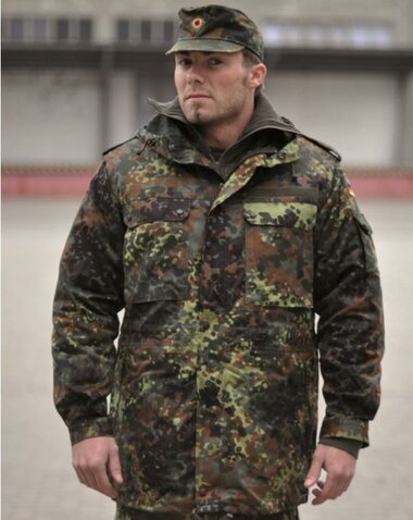 Kabát BW flecktarn použ. s novou vložkou