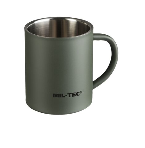 Hrnek dvojitý nerez Mil-Tec 300ml olive