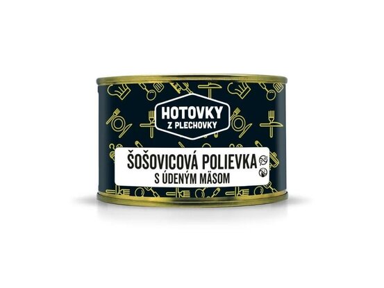 Čočková polévka s uzeným masem 400ml