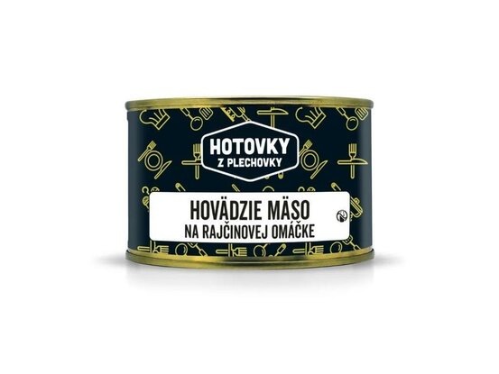 Hovězí maso na rajčatové omáčce 400g