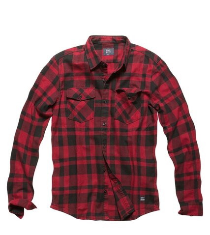 Flanelová košile Vintage Industries Austin Red Check