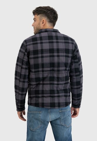 Bunda Vintage Industries polstrovaná grey check