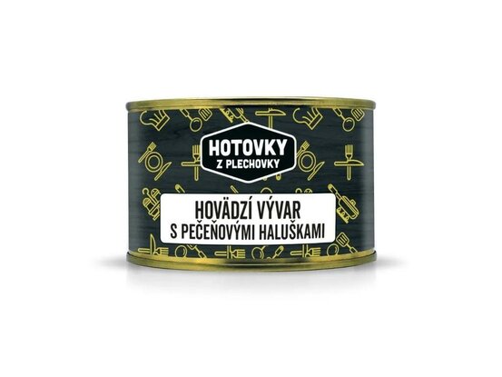 Hovězí vývar s játrovými haluškami 400 ml