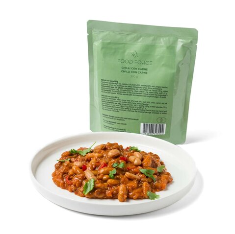 Hotové MRE jídlo Food Force Chilli con carne