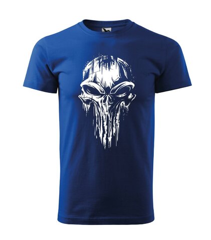 Tričko Skull 2.0 royal blue