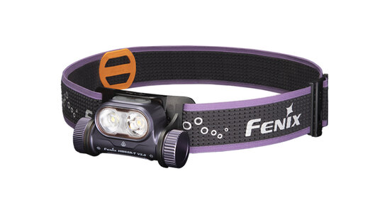 Čelovka Fenix HM65R-T V2.0 tmavo-fialová (1600lm)
