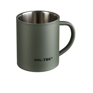 Hrnek dvojitý nerez Mil-Tec 300ml olive