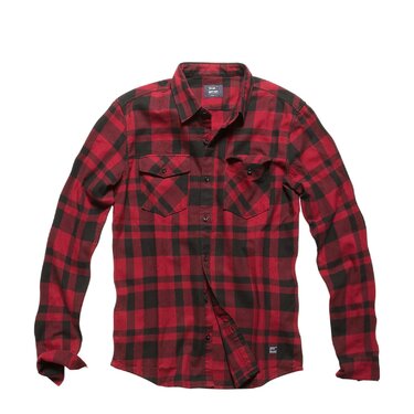 Flanelová košile Vintage Industries Austin Red Check