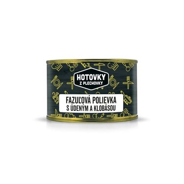 Fazolová polévka s uzeným a klobásou 400ml