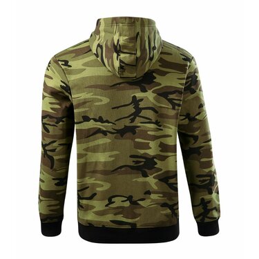 Mikina Camo Zipper CZ green camo