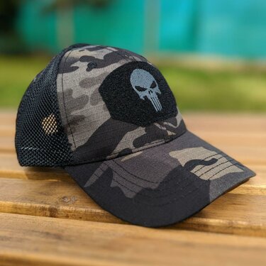 Šiltovka Tactical Skull MTC black