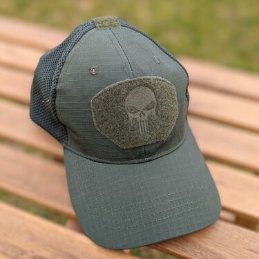 Šiltovka Tactical Skull olive